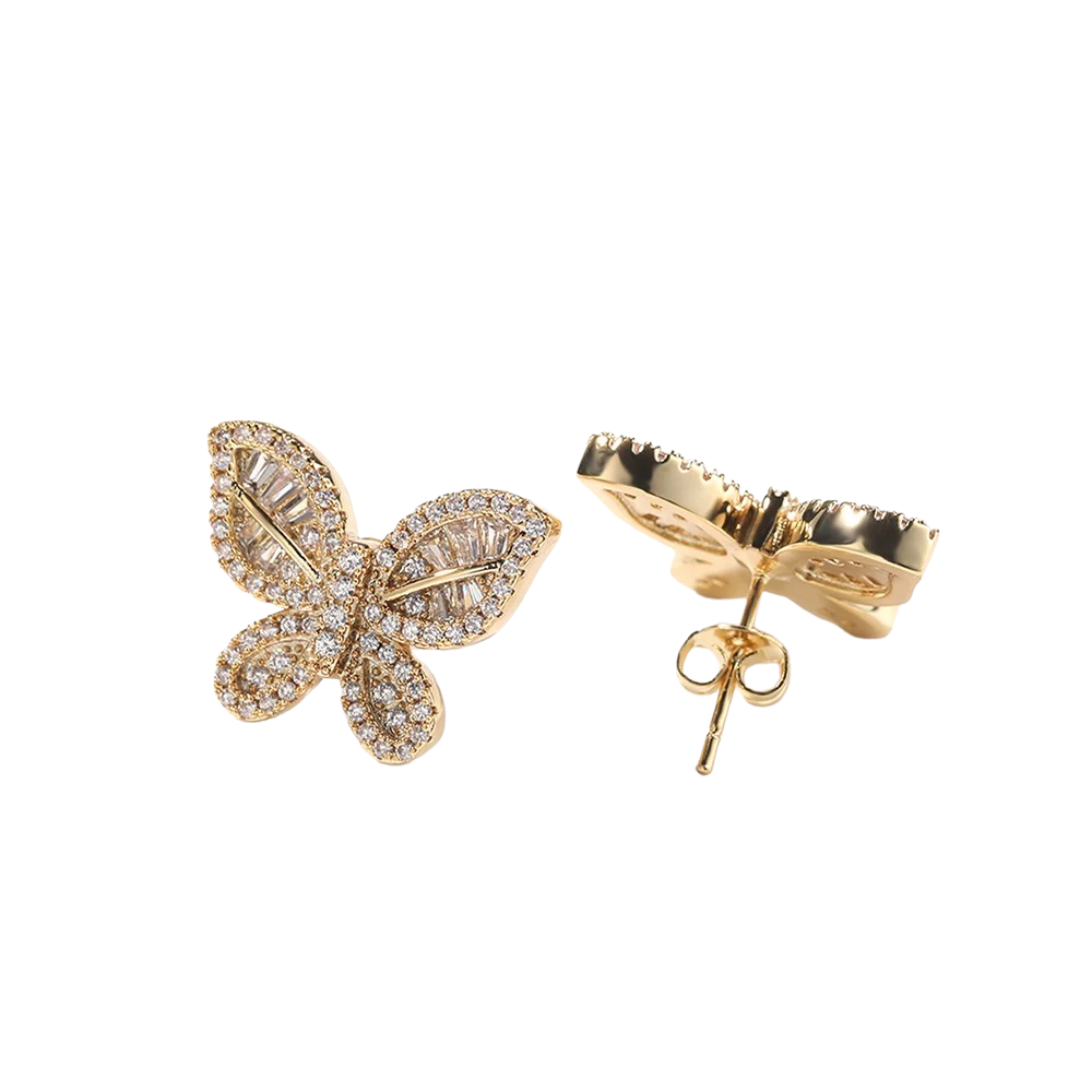 BUTTERFLY STUDS